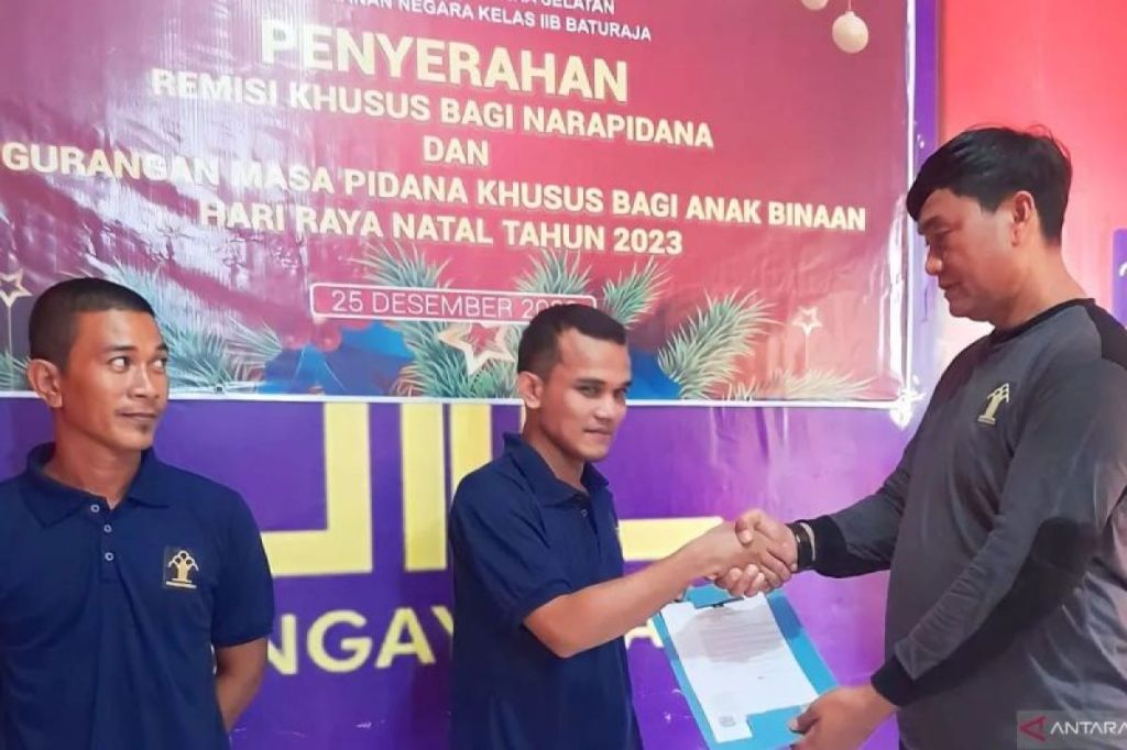 312 warga binaan Rutan Baturaja dapat remisi Idul Fitri&nbsp;2024