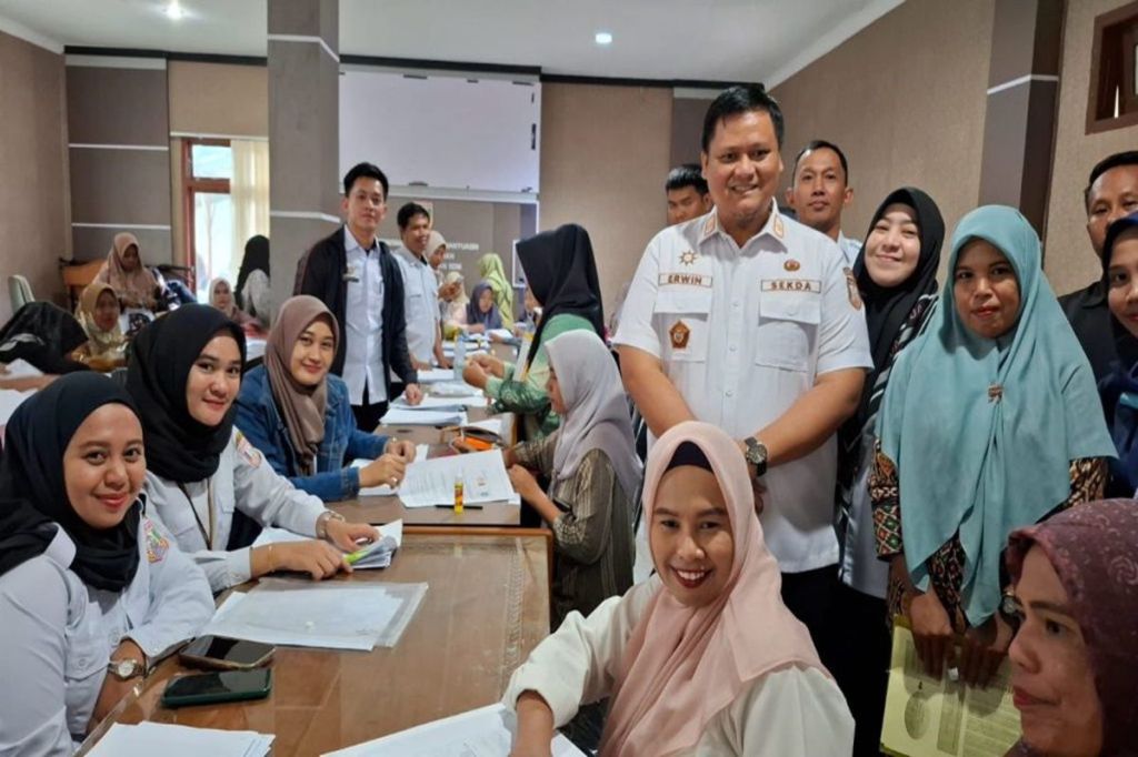 1.122 PPPK formasi 2023 Kabupaten Banyuasin bubuhkan tandatangan kontrak&nbsp;kerja