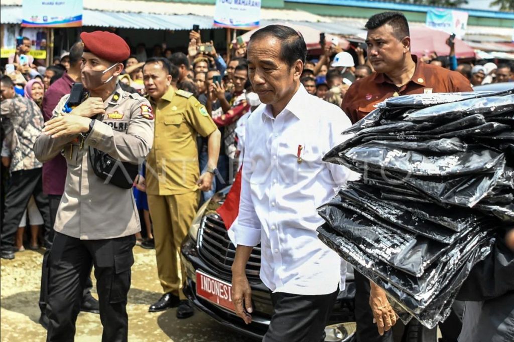 Presiden: Harga bahan pokok di pasar Sumsel&nbsp;stabil