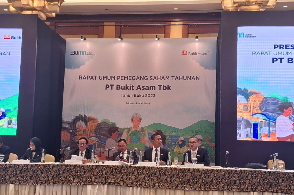 Bukit Asam tebar dividen 75persen laba bersih atau Rp4,6&nbsp;triliun