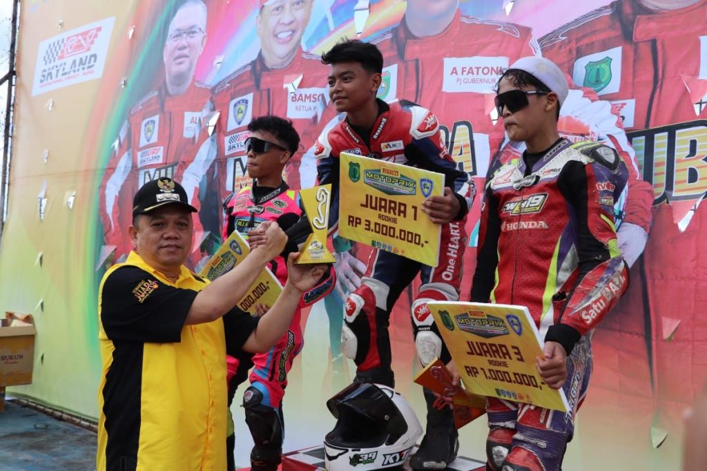 Pj Bupati Muba angkat bendera startKejurnas Nasional Motoprix Seri 1&nbsp;2024
