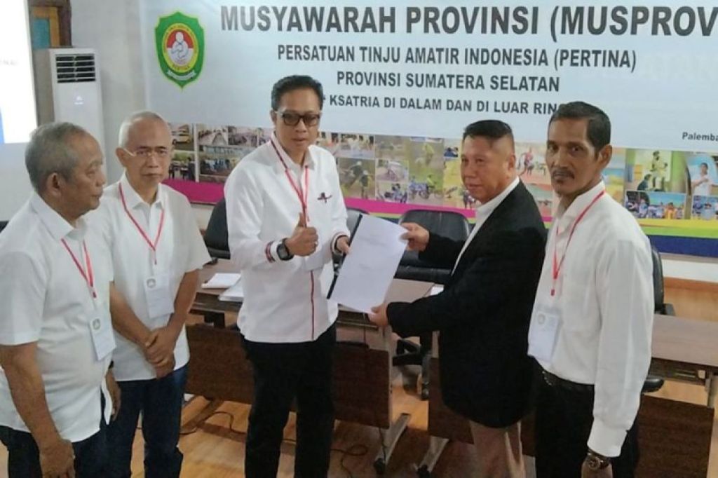 Rusli Bastari terpilih aklamasi pimpin Pertina&nbsp;Sumsel