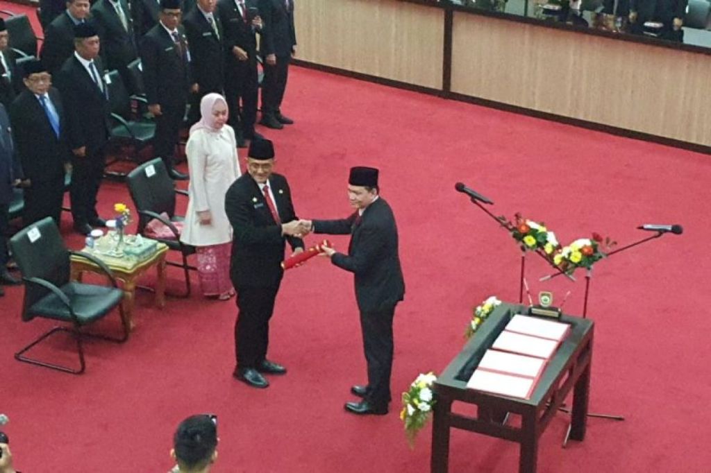 Gubernur Sumsel lantik Edward Chandra jadi Pj&nbsp;Sekda