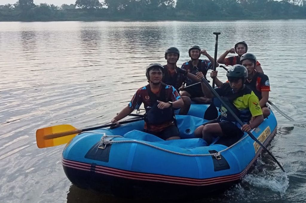 Tim arung jeram PON XXI Sumsel tempa fisik di&nbsp;Jakabaring