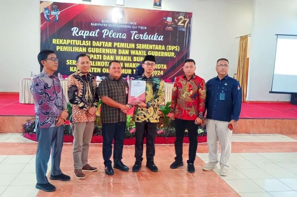 KPU OKU Timur tetapkan DPS Pilkada Serentak 2024 sebanyak 501.481&nbsp;orang
