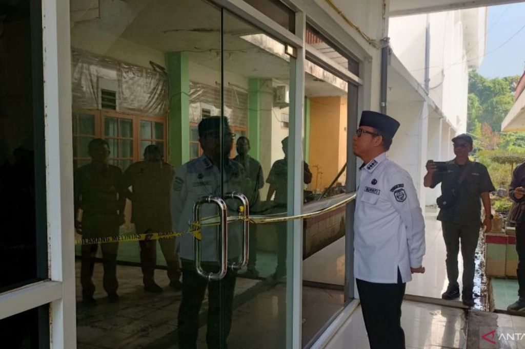 Polisi sebut kebakaran kantor Bupati OKU disebabkan korsleting&nbsp;listrik