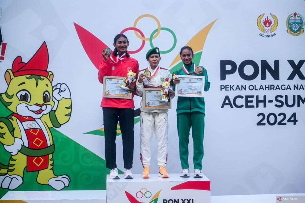 Klasemen perolehan medali PON XXI/2024, Minggu (15/9/2024)&nbsp;pagi