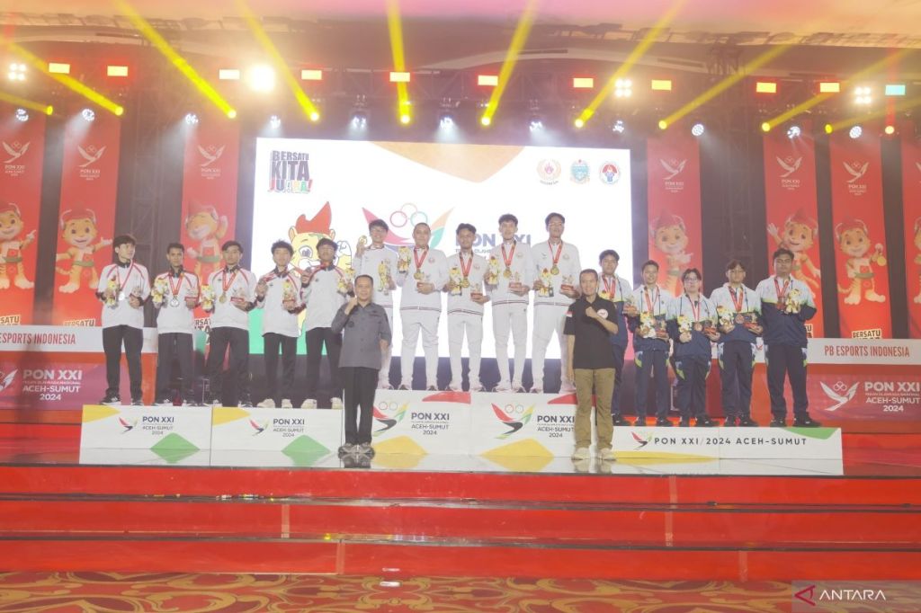 Hasil akhir esport PON XXI: Jakarta juara&nbsp;umum