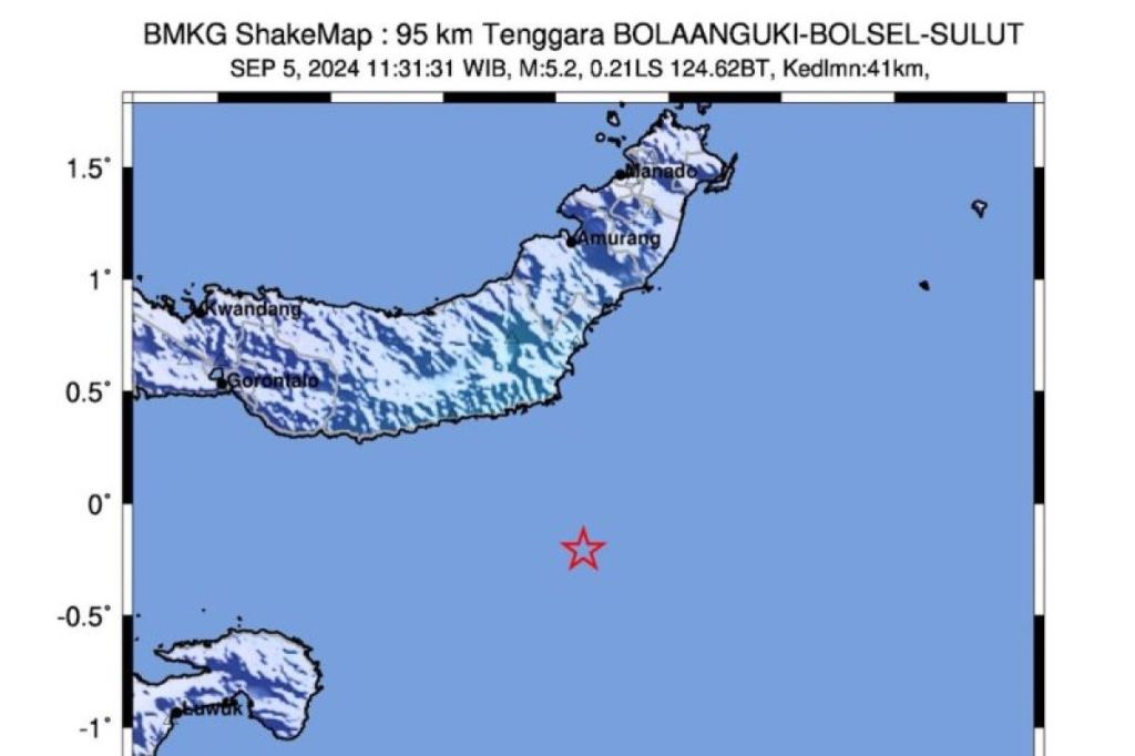 BMKG: Gempa tenggara Bolaanguki Sulut akibat subduksi lempeng&nbsp;Sangihe