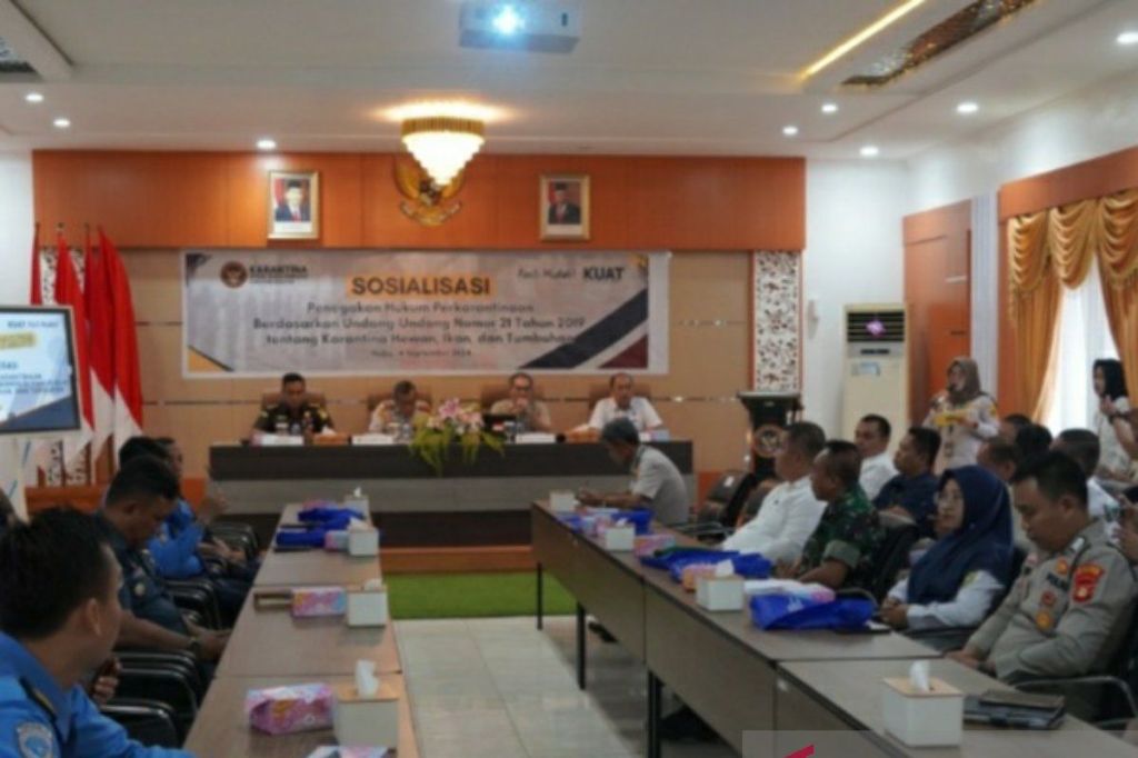 Balai Karantina Sumsel sosialisasi penegakan hukum&nbsp;perkarantinaan