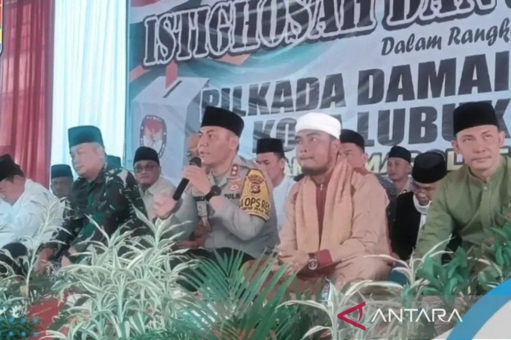 Kota Lubuklinggau mengelar doa bersama untuk pilkada damai&nbsp;2024